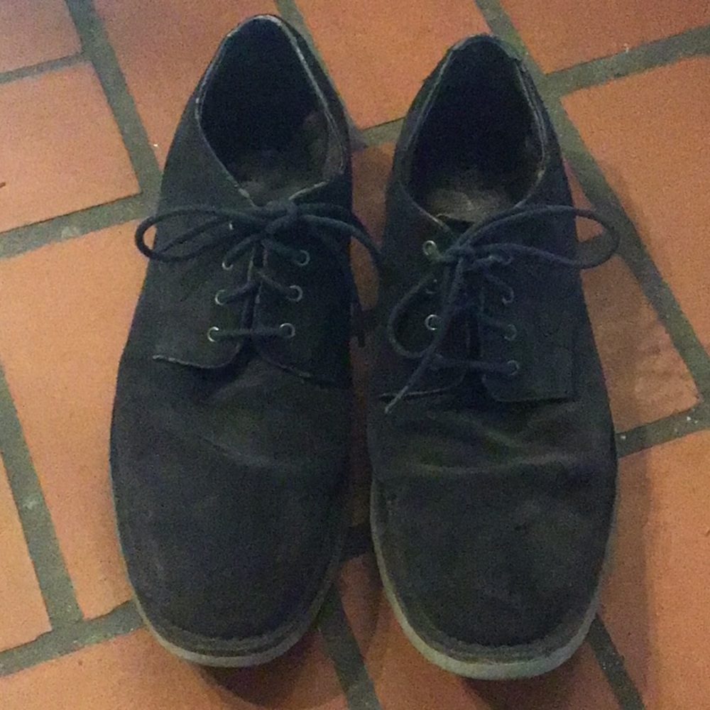 Midnight blue suede John Varvatos, size 11